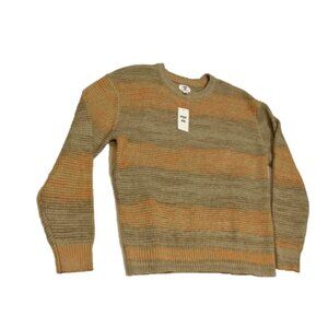 Mode of One Men Sweater Knit Crewneck Mango Sorbet Size M